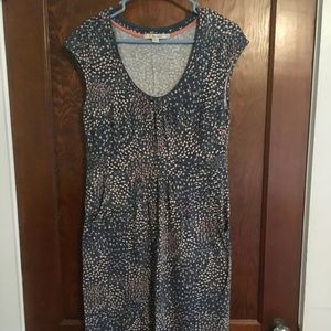 Boden Jersey Cap Sleeved Dress - size 8L